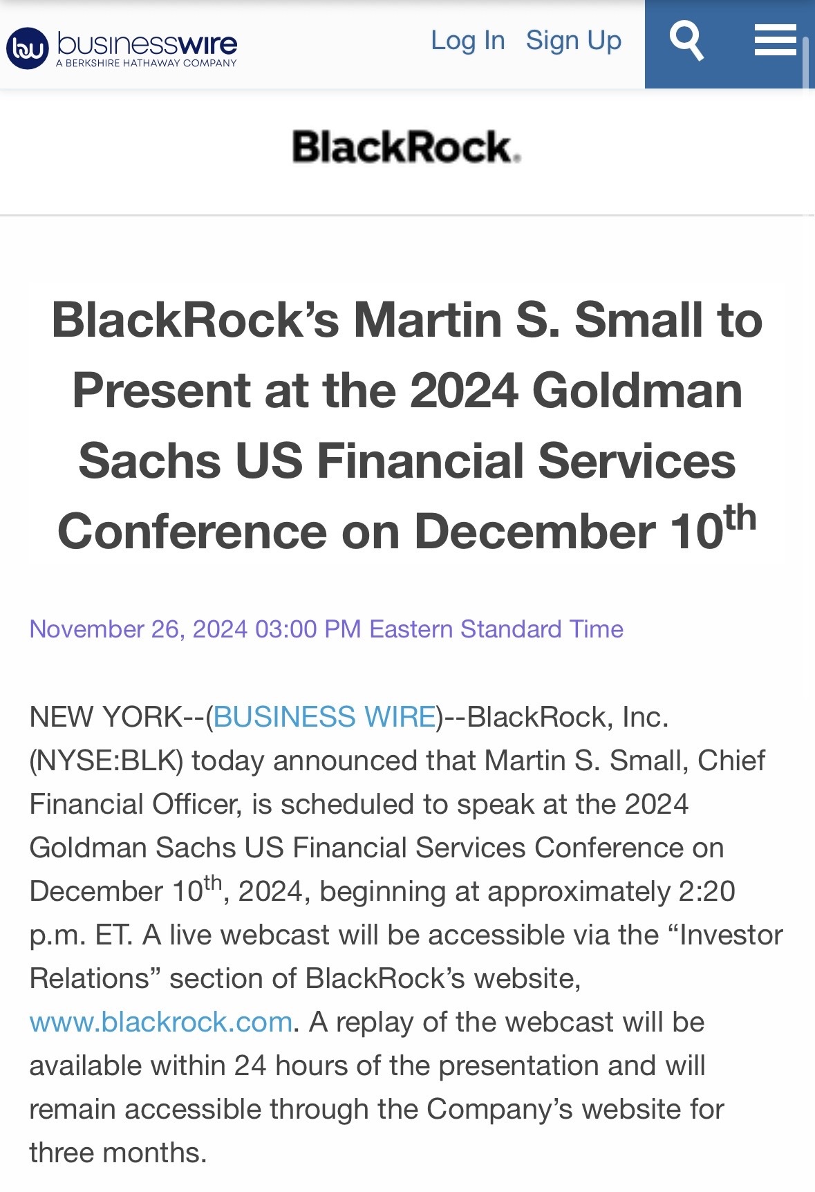 $Blackrock (BLK.US)$