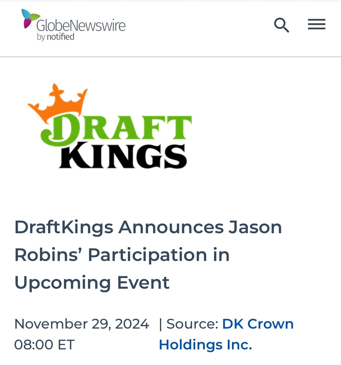 $DraftKings (DKNG.US)$