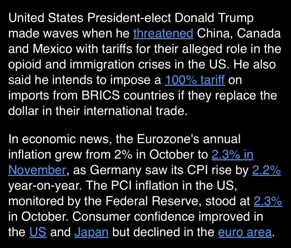 WEEKLY RECAP: Trump, Middle East, Inflation