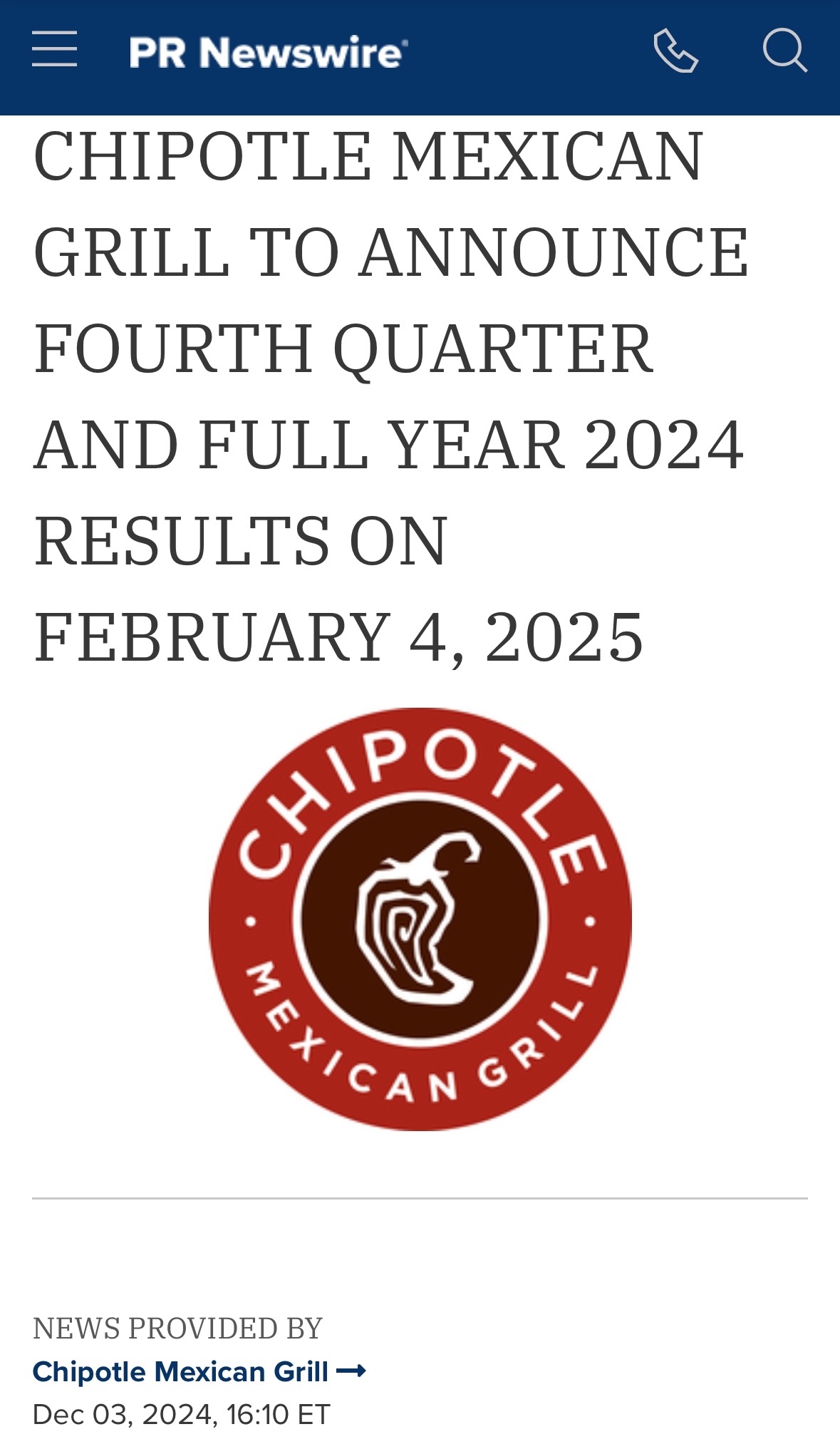 $Chipotle Mexican Grill (CMG.US)$