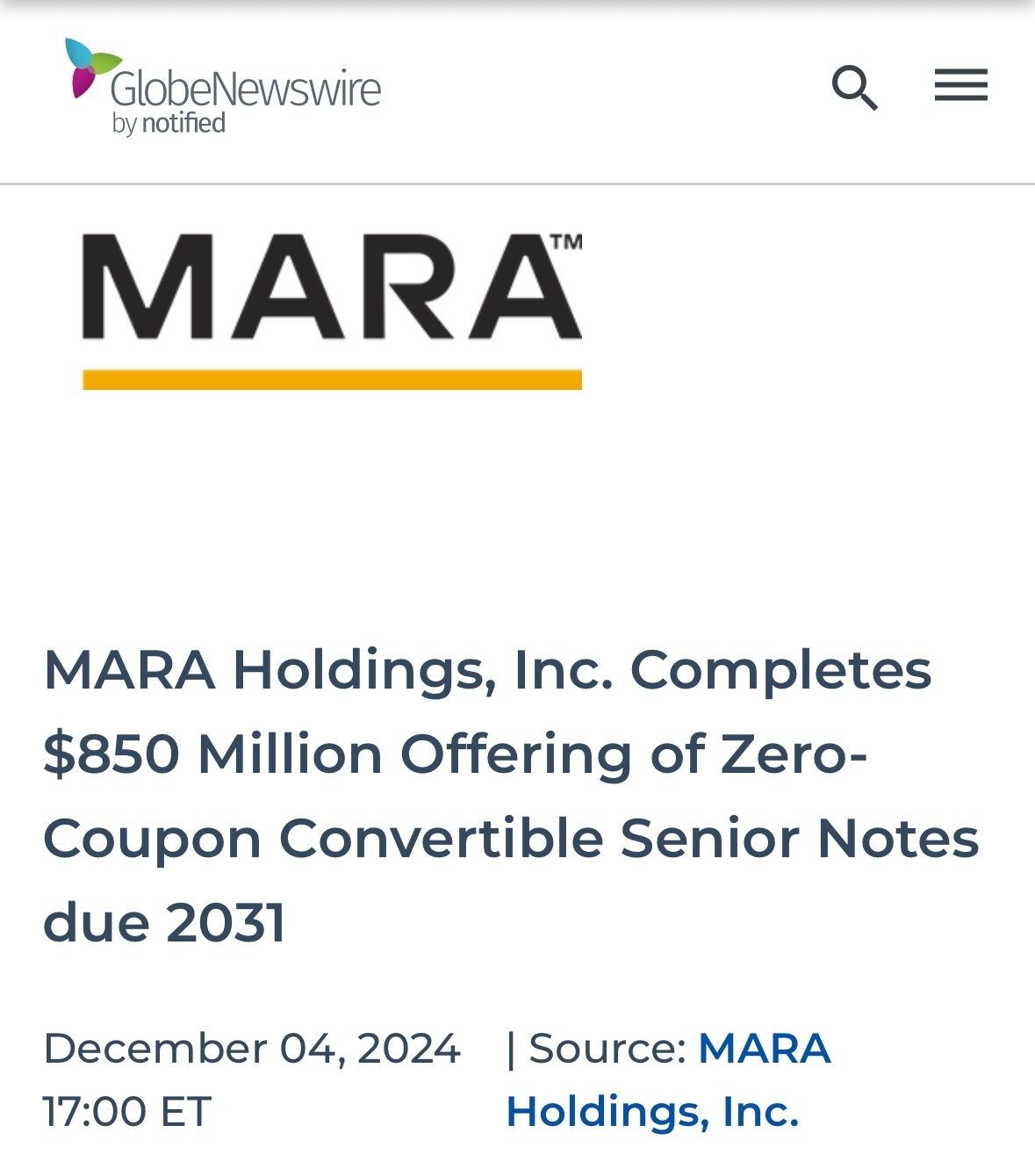 MARA Holdings (MARA.US)$ - moomoo 社區