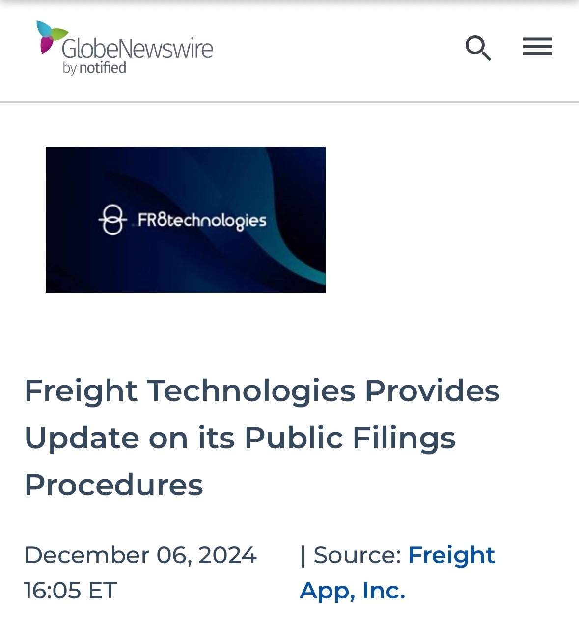 $Freight Technologies (FRGT.US)$