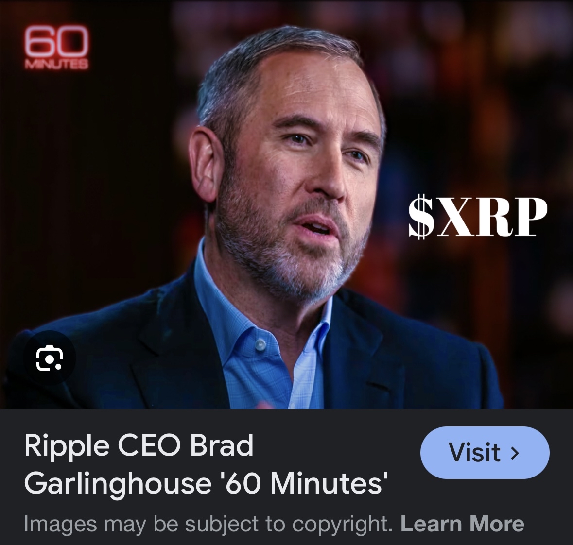 Sunday, 7:00pm Ripple CEO Brad Garlinghouse 60 Minutes Inter... - moomoo  Community