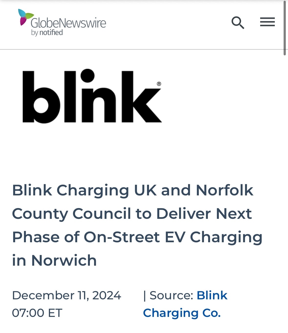 $Blink Charging (BLNK.US)$