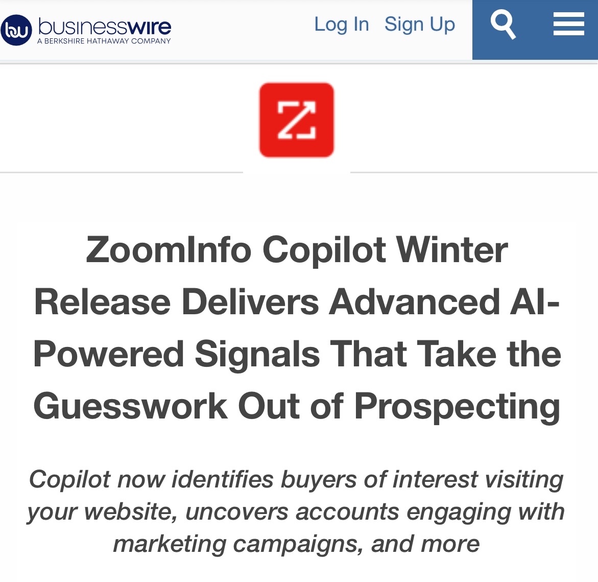 $ZoomInfo (ZI.US)$