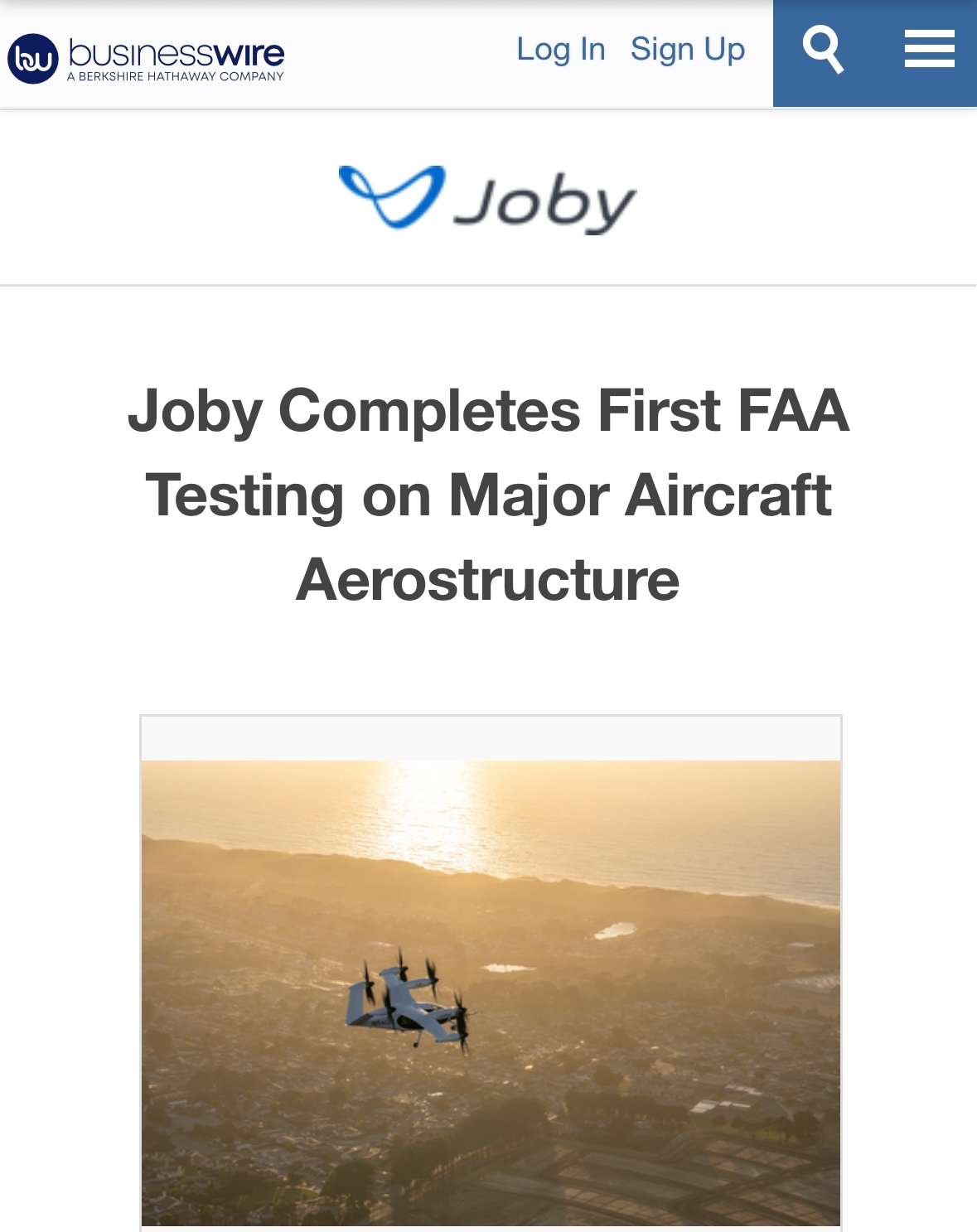 $Joby Aviation (JOBY.US)$