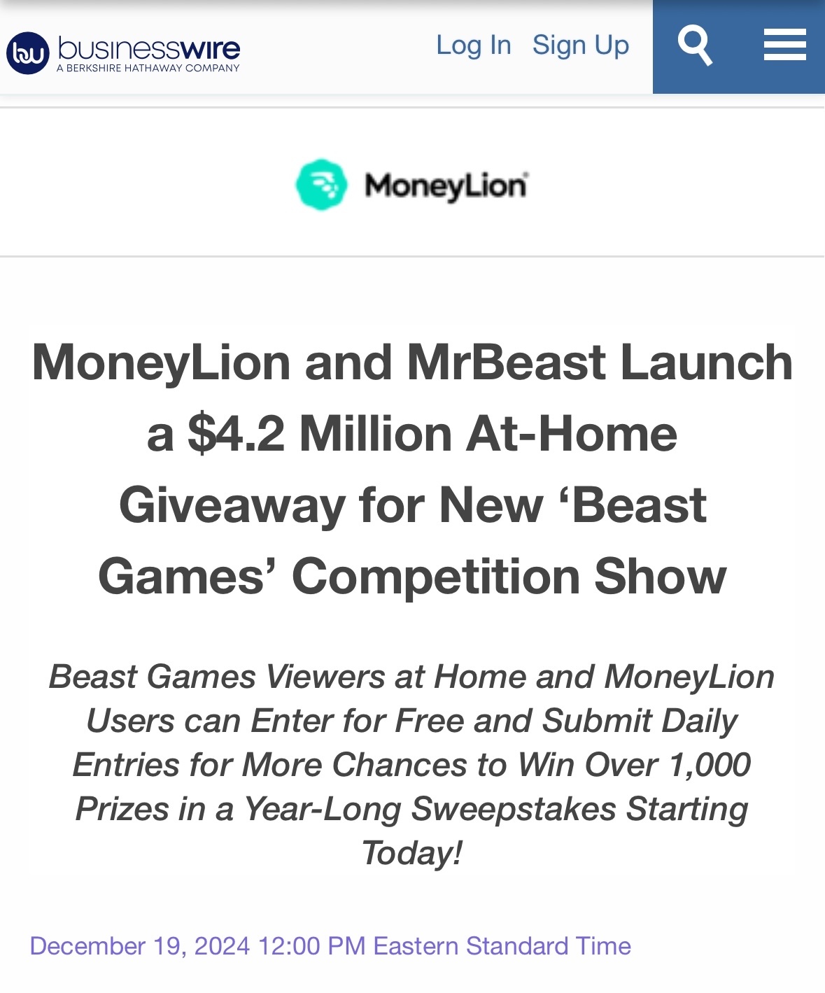 $MoneyLion (ML.US)$