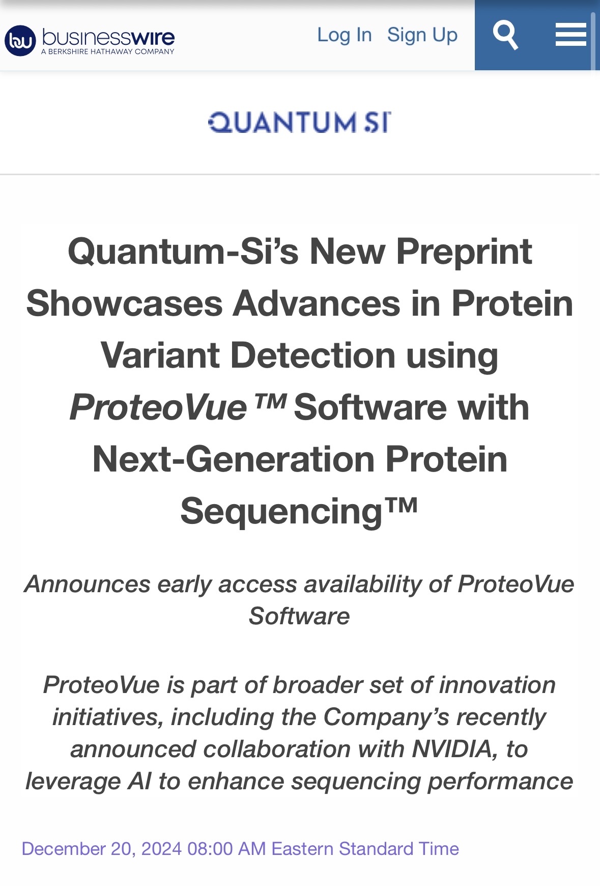 $クアンタム・シイ (QSI.US)$