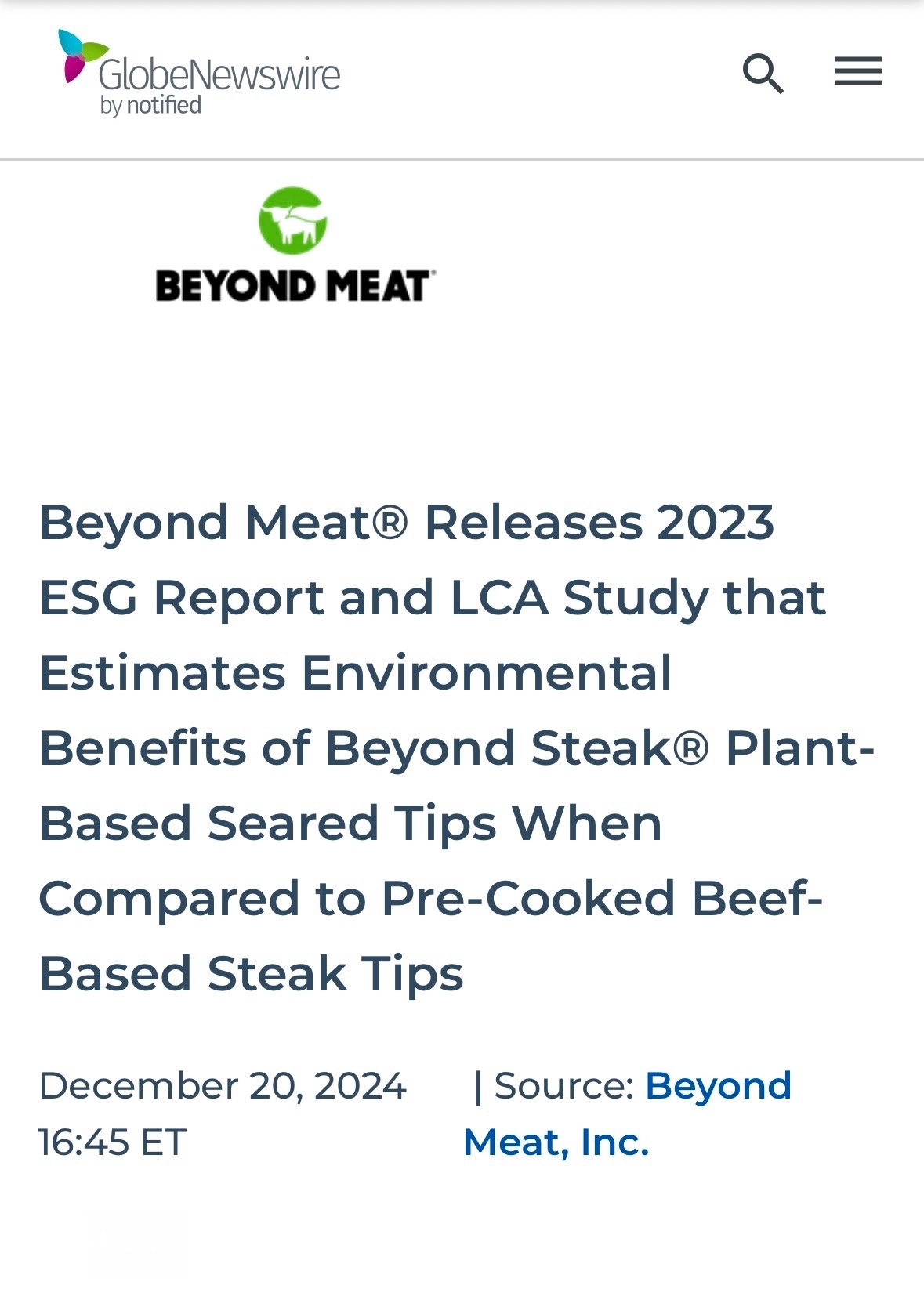 $Beyond Meat (BYND.US)$