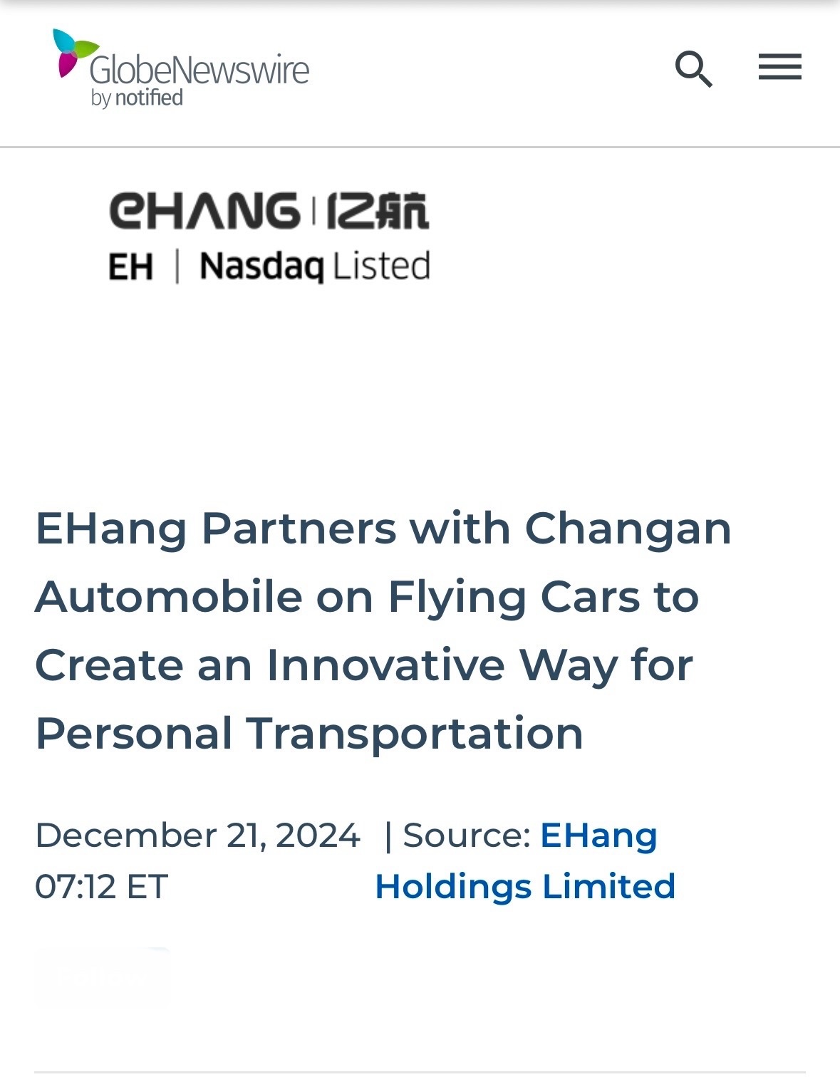 $EHang (EH.US)$