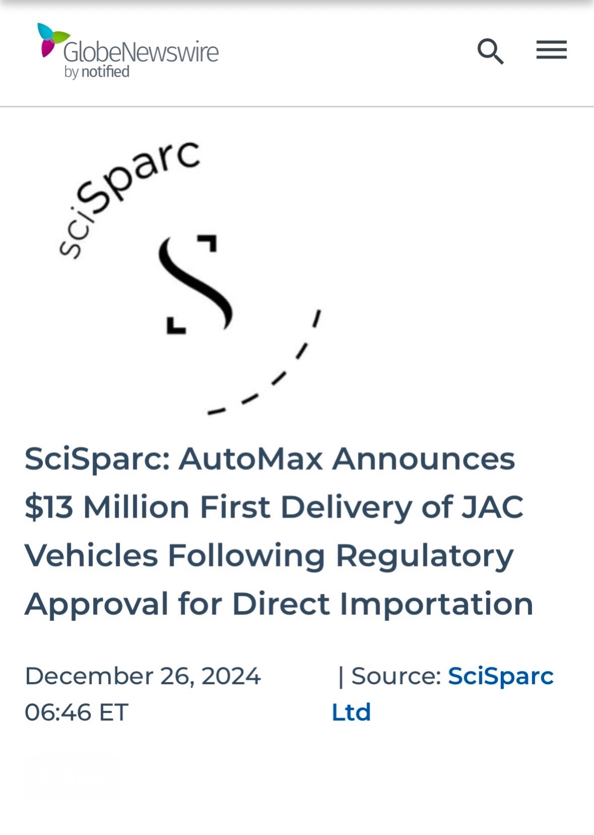 $SciSparc (SPRC.US)$