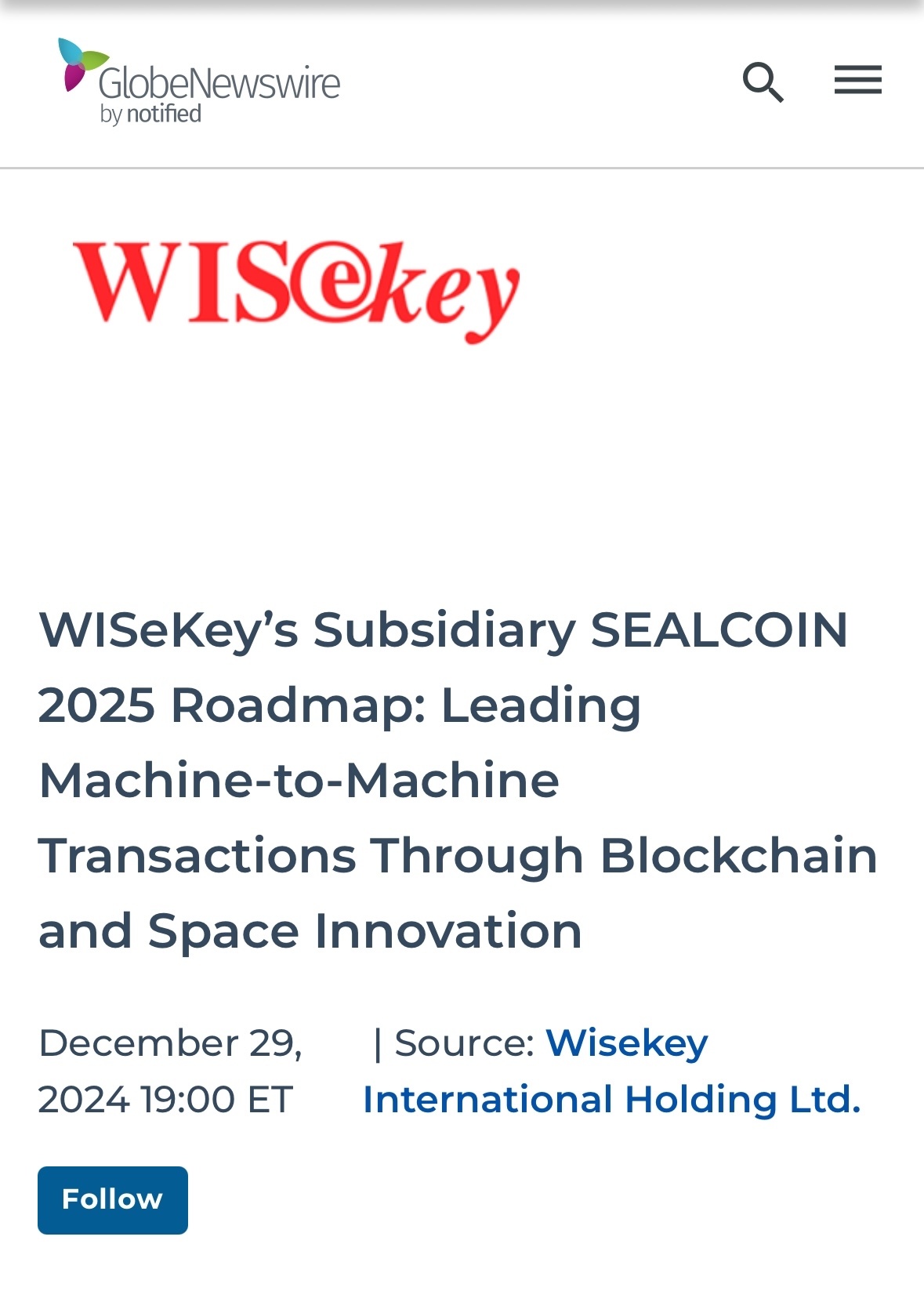 $WISeKey (WKEY.US)$