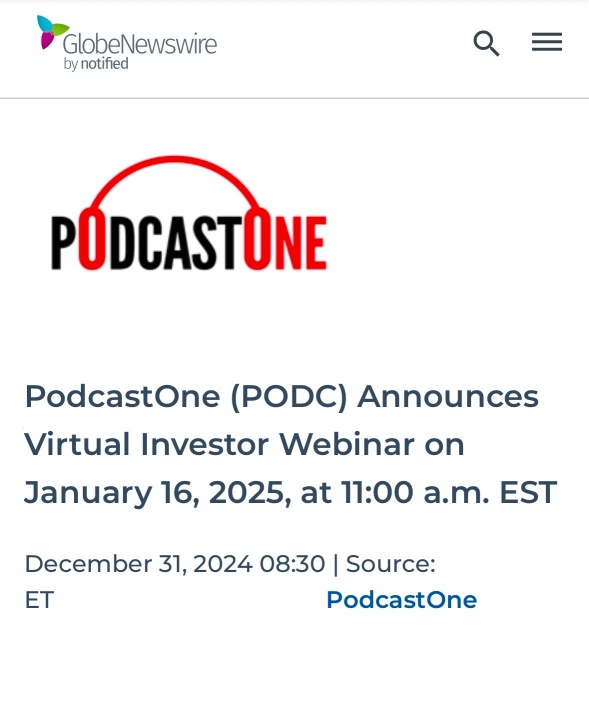 PodcastOne (PODC)_个股概要_股票价格_行情走势图_Moomoo