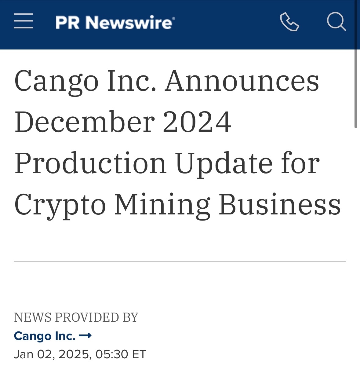 $Cango (CANG.US)$