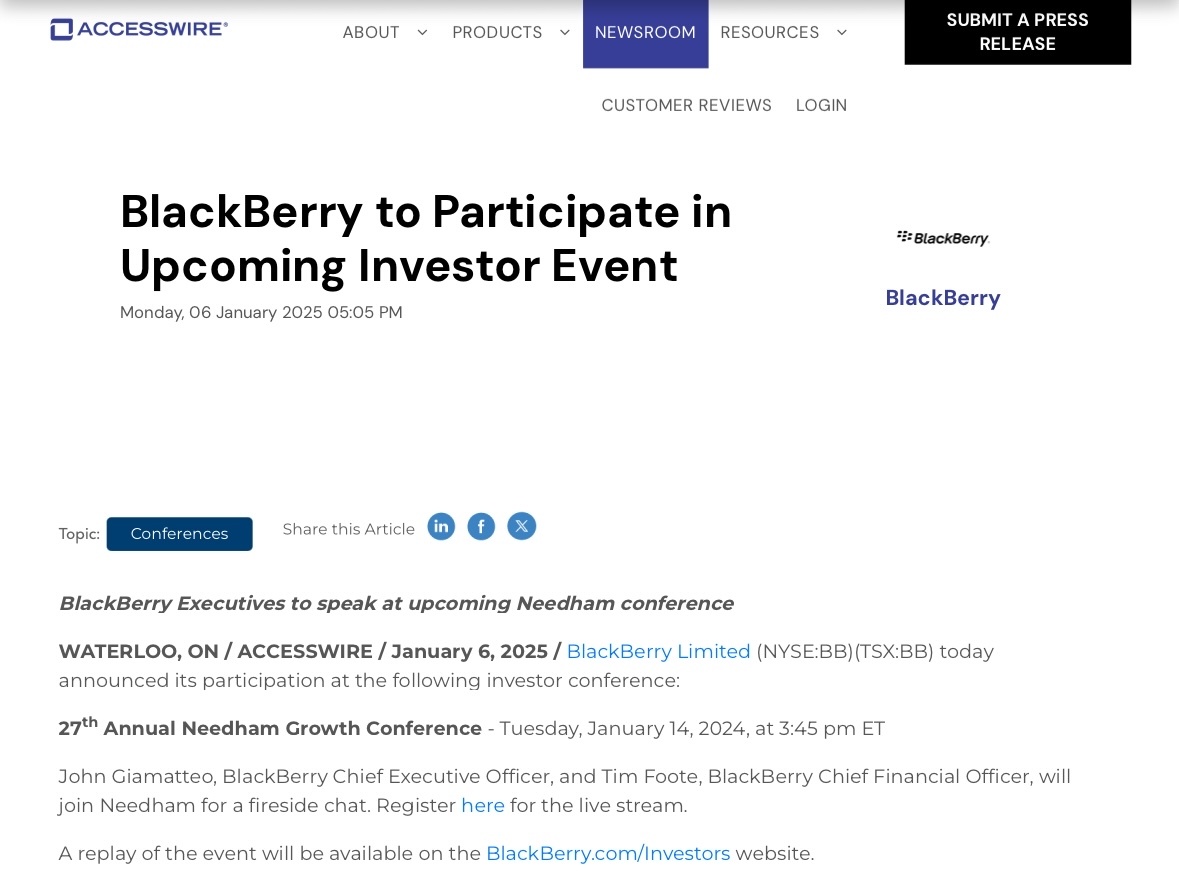 $BlackBerry (BB.US)$