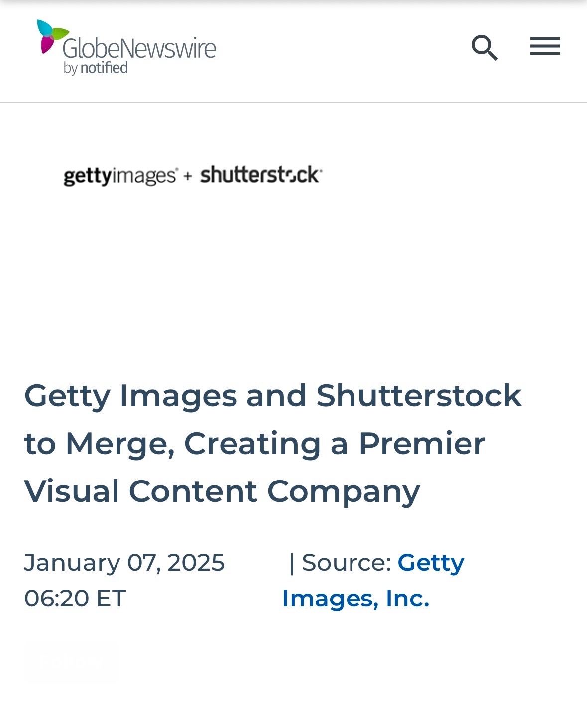 $Getty Images (GETY.US)$