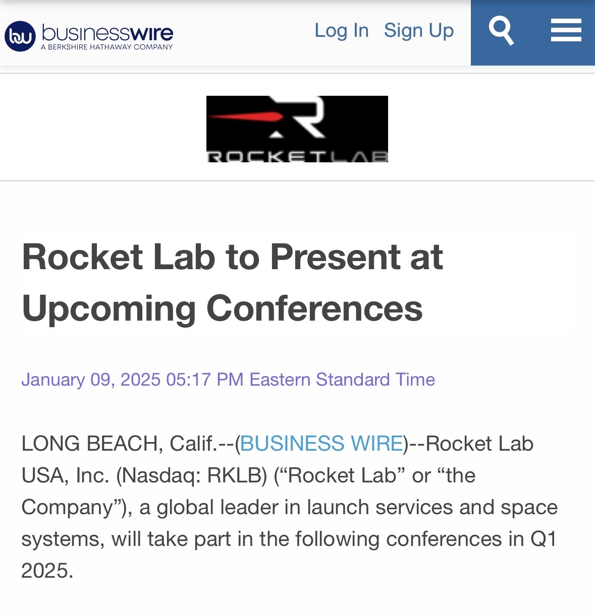 $Rocket Lab (RKLB.US)$