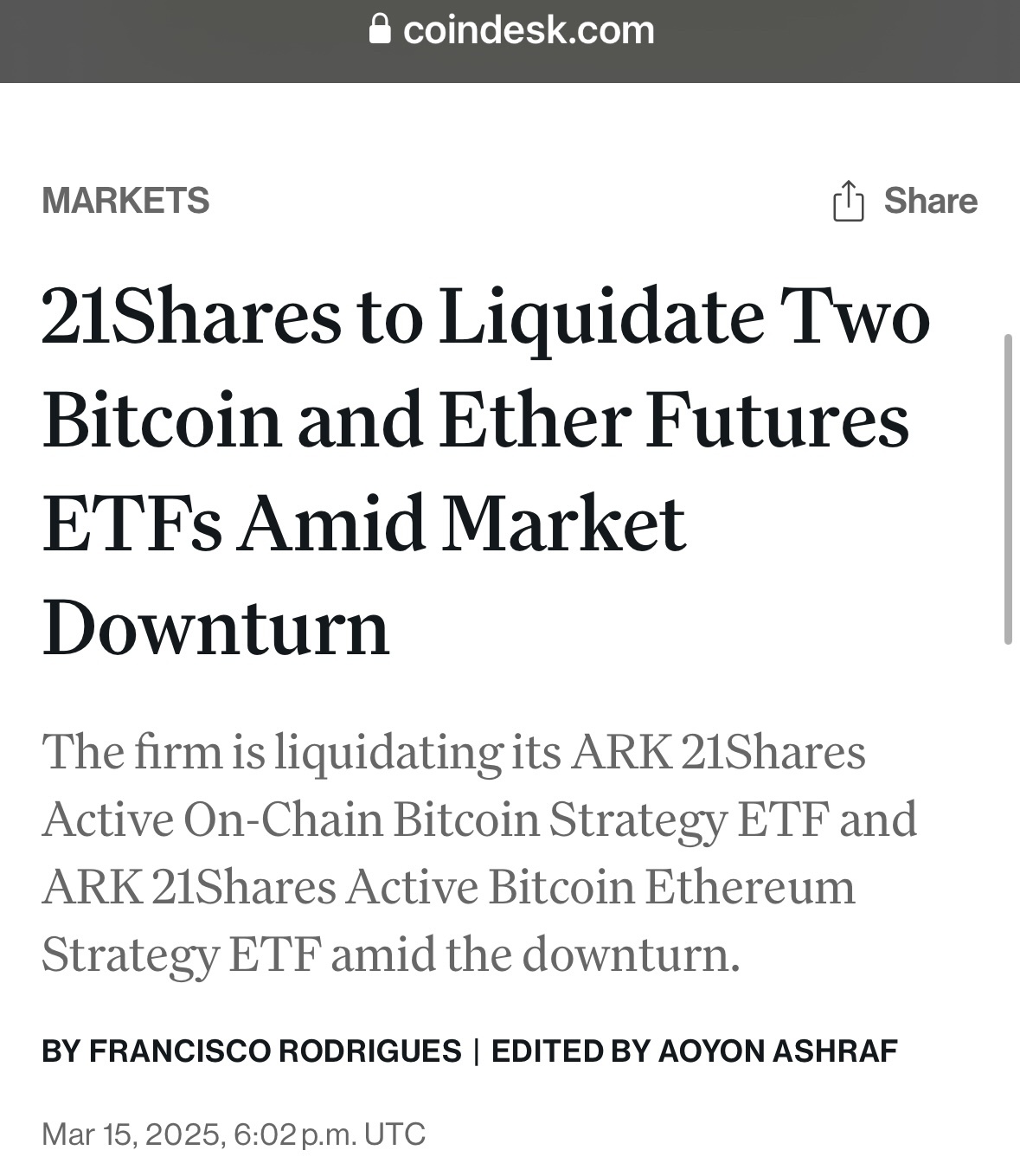 比特币期货ETF-21Shares (ARKA.US)$ - moomoo 社区