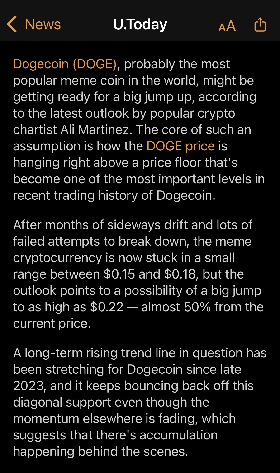 オピニオン: ドージコイン (DOGE) は今年のブレイクアウトの寸前です。 - moomooコミュニティ