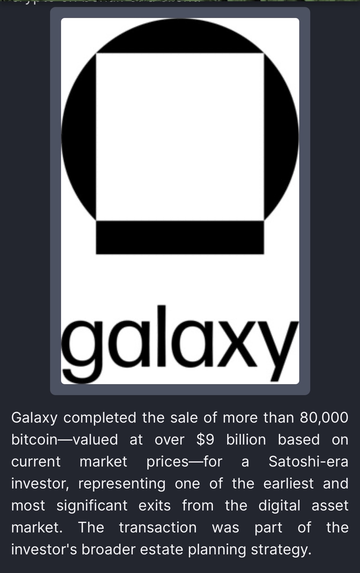 Galaxy Digital (GLXY.US)$$Bitcoin (BTC.CC)$ - moomoo Community