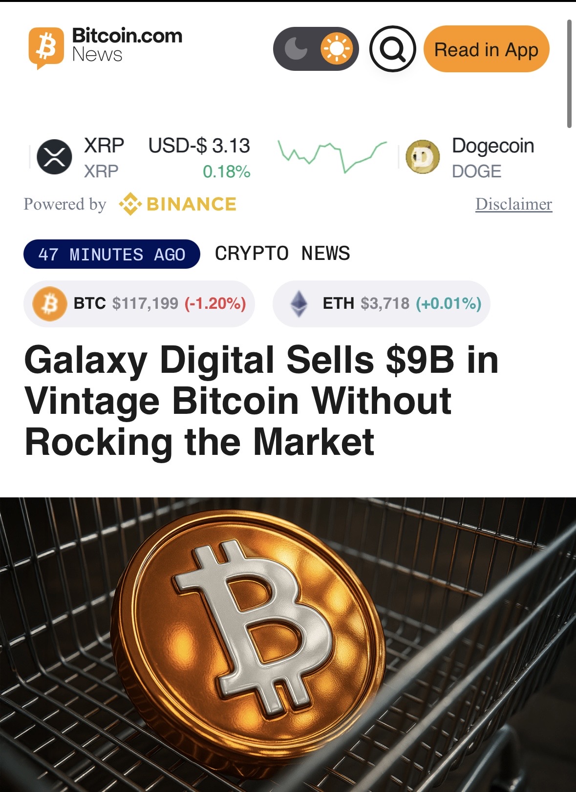 Galaxy Digital (GLXY.US)$$Bitcoin (BTC.CC)$ - moomoo Community