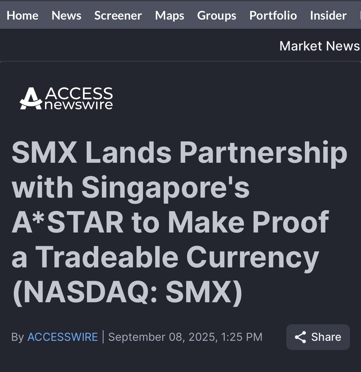 $SMX (Security Matters) (SMX.US)$