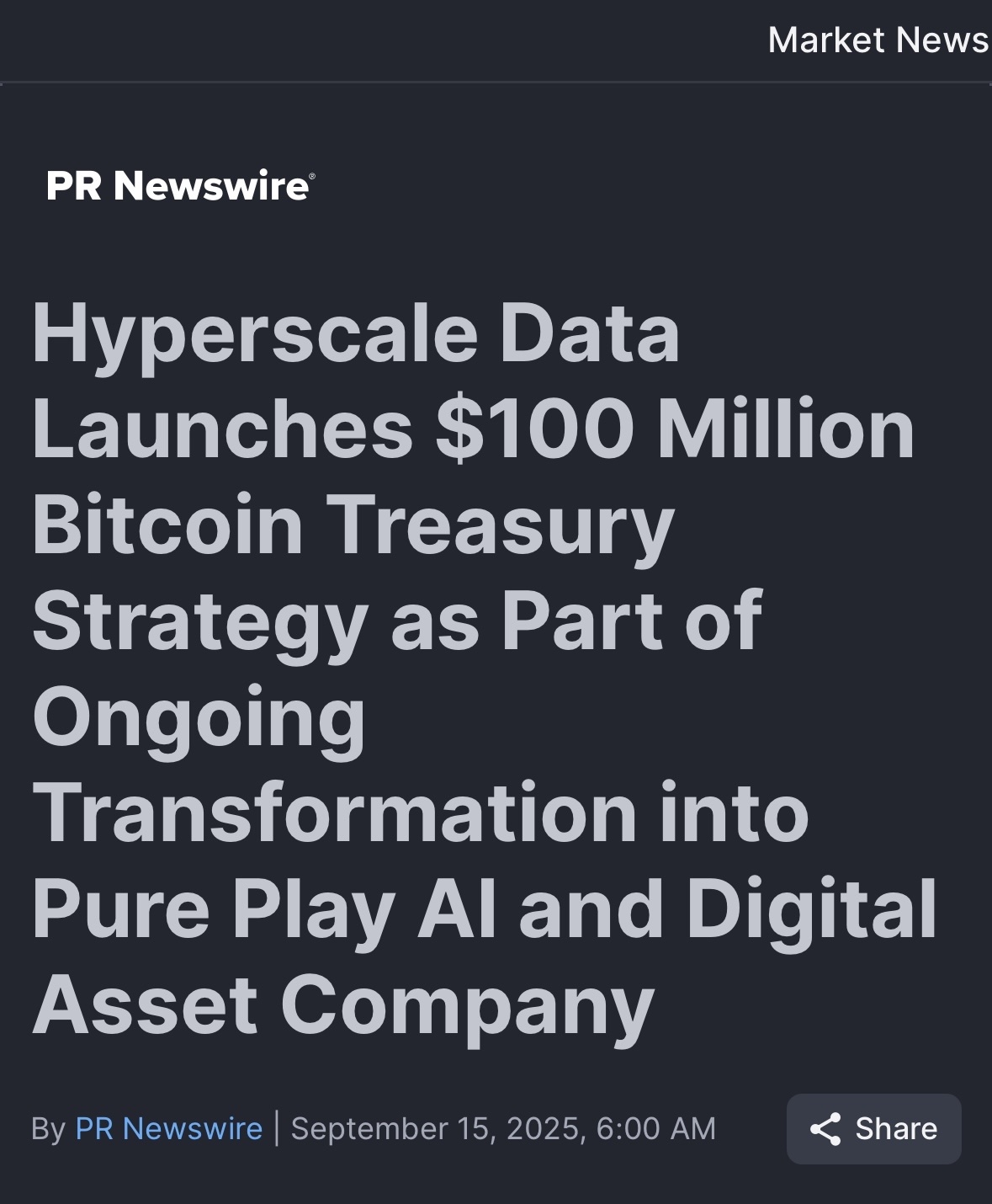 Hyperscale Data (GPUS.US)$$Bitcoin (BTC.CC)$ - moomoo Community