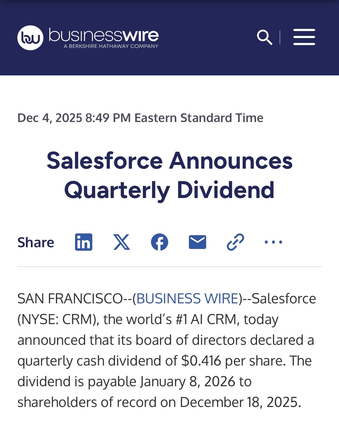 $賽富時 (CRM.US)$