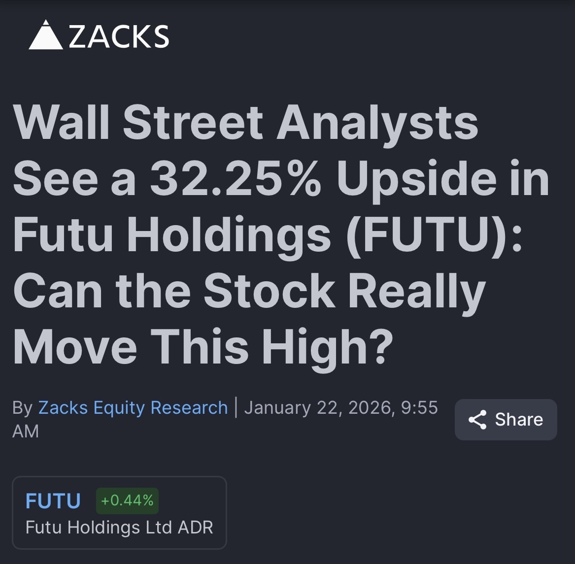 Futu Holdings Ltd (FUTU.US)$ - moomoo Community