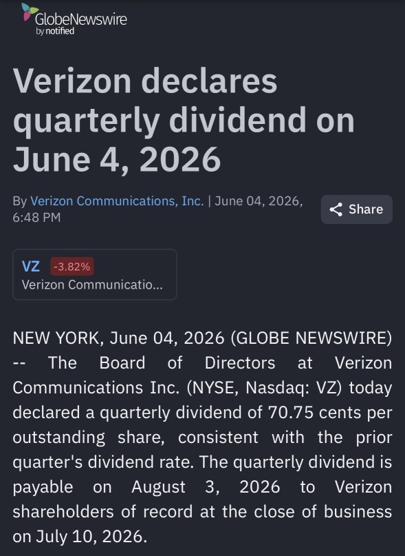 70.75 cents per share.