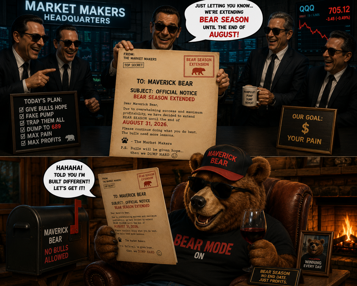 $納指100ETF-Invesco QQQ Trust (QQQ.US)$ 希望這不會影響你的心情和未來的計劃。熊市現已延長。 [調皮][調皮][調皮][調皮]