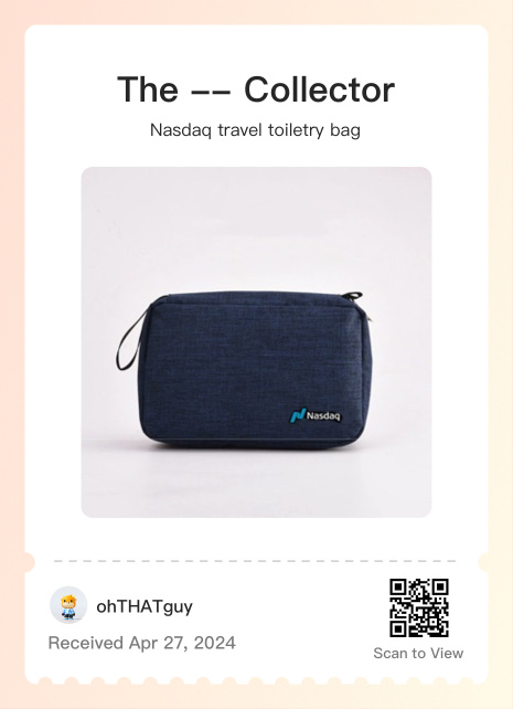 Nasdaq travel bag