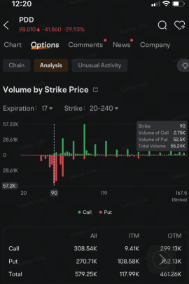 PDD Investors Load Up on Put Options That Could Hedge Against Bigger Stock Slump