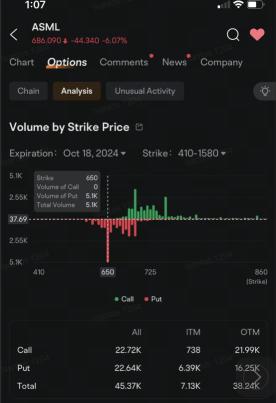 ASML's Divergence With AI Giants Led by Nvidia Seen in Options Market