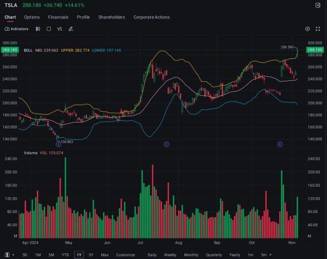 Tesla Bulls Load Up on $300 Call Options, Signaling Optimism Rally May Last