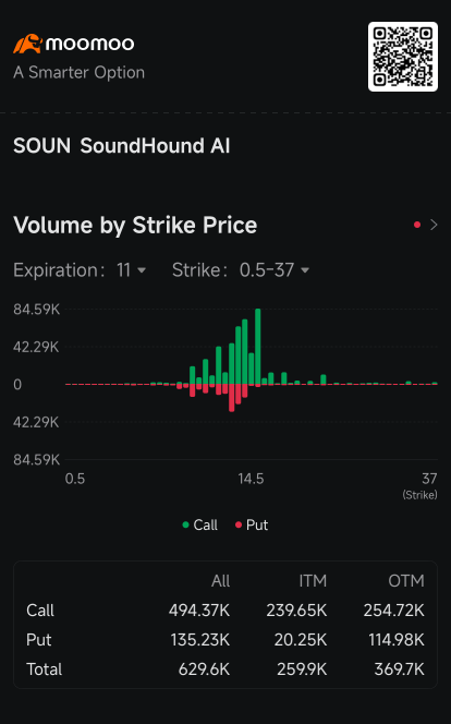 SoundHound AI 的看涨期权交易量在收入超过预期后翻了三倍:期权讨论