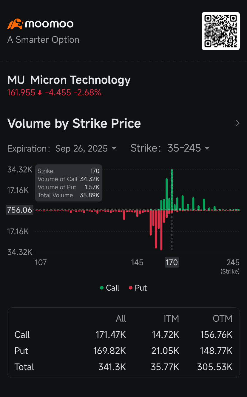 Micron's Options Volume Jumps as Stock Slips Even After Earnings Beat: Options Chatter