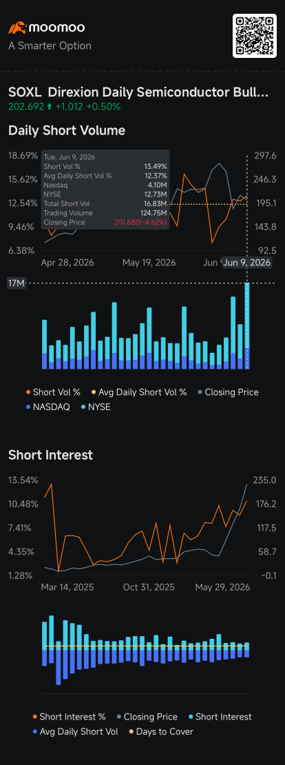 SOXL, DRAM Bulls Clash With Short Sellers, Unfazed by Micron's Slump: Short Seller Tracker 