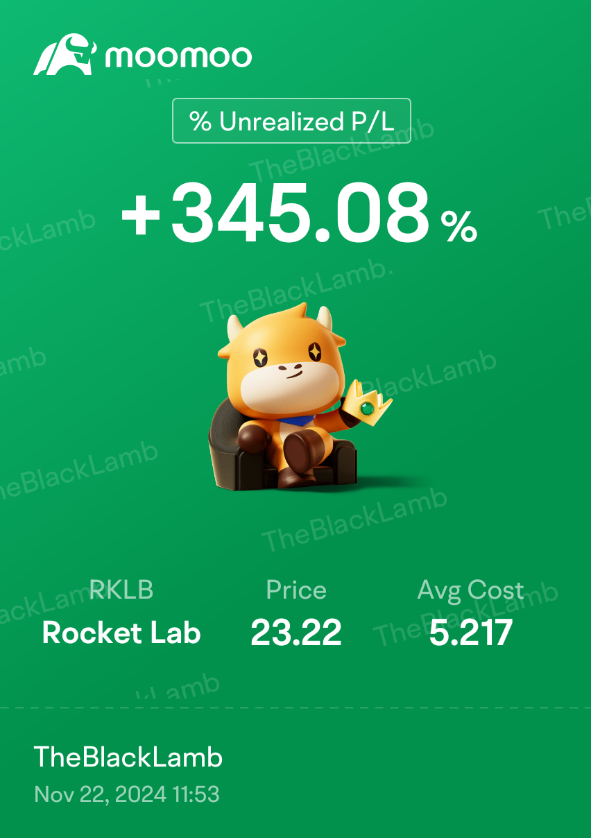 Rocket Lab (RKLb.US)$ - moomoo 社区