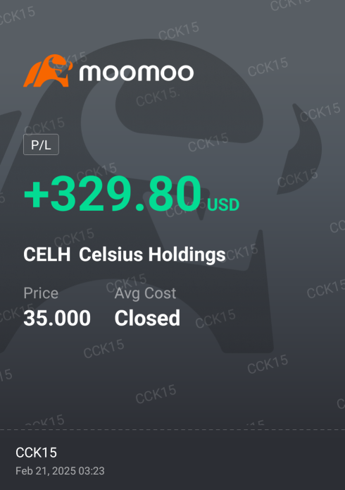 Wild ride with Celsius, it ends well