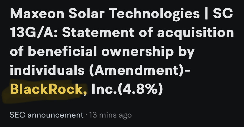 $Maxeon Solar Technologies (MAXN.US)$