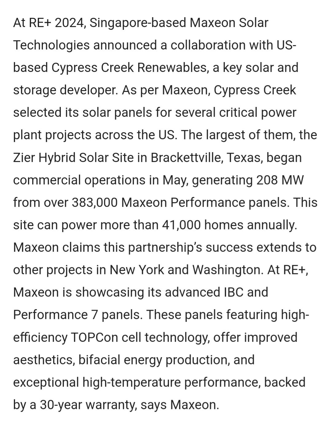 $Maxeon Solar Technologies (MAXN.US)$