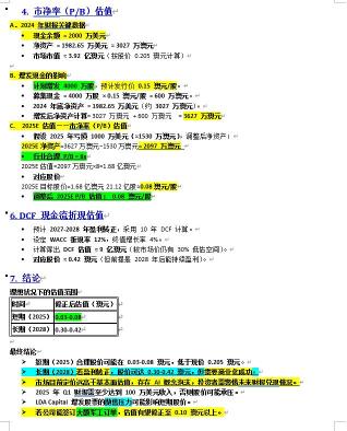 ——BRN Valuation Calculation——