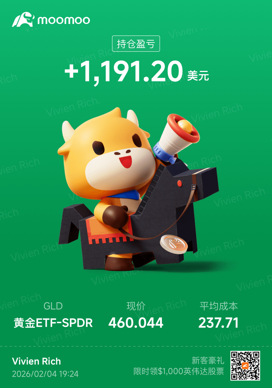财报季晒单挑战来交作业
