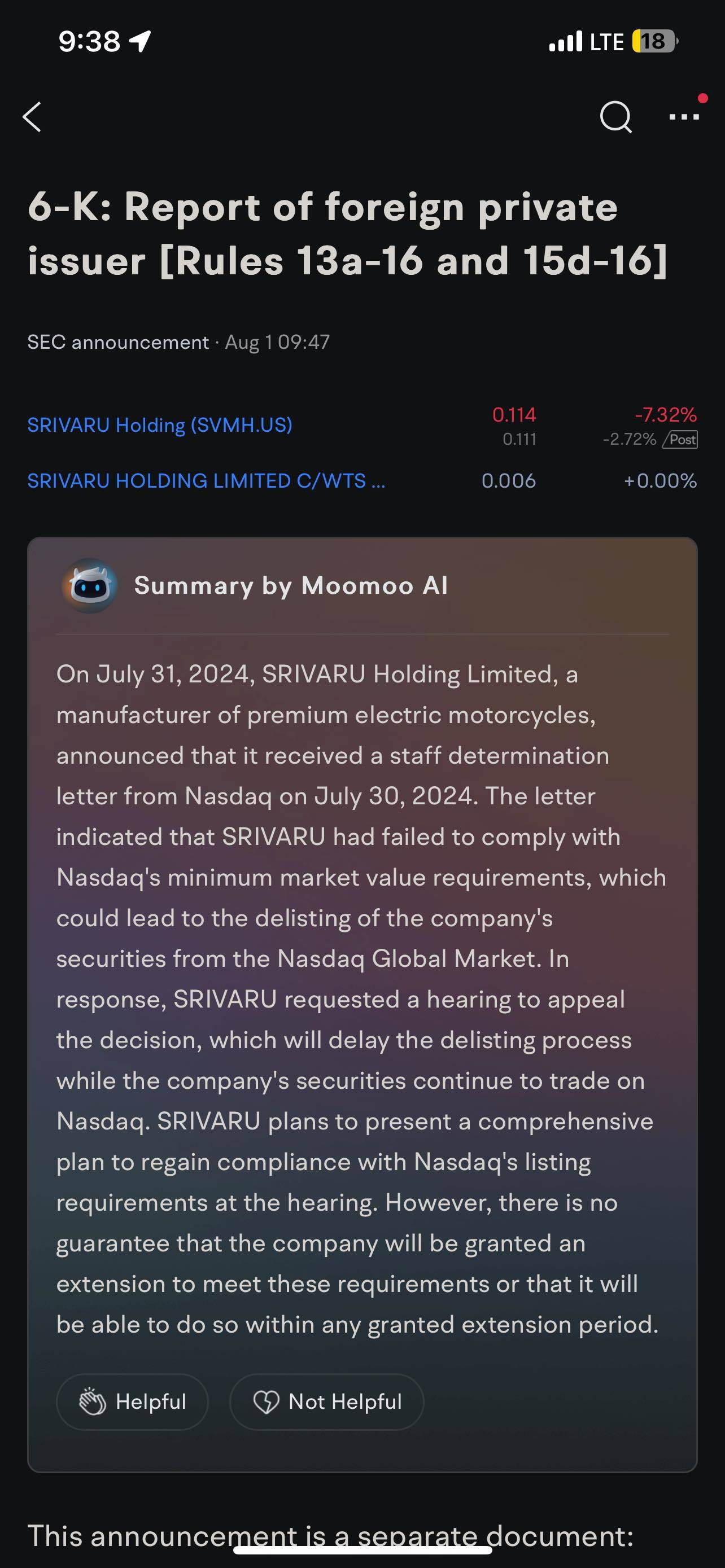 $SRIVARU Holding (SVMH.US)$