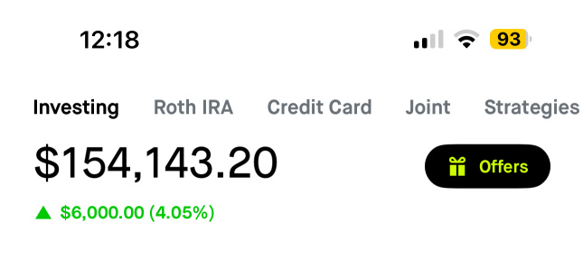 this is my percent chance of making 3000 per week cause I sell way out of the money credit spreads