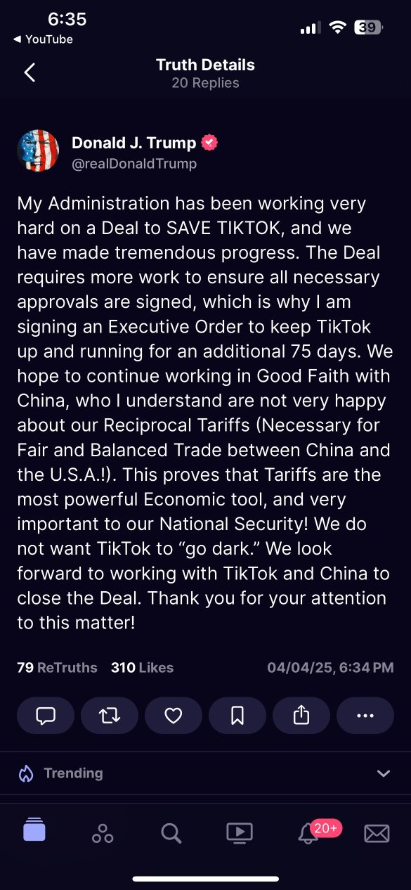 我只剩下几年了。担心TikTok