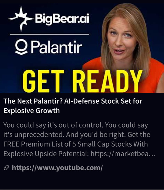 我記得以6美元的價格購買了Palantir 👀