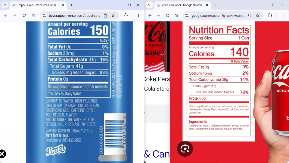 pepsi or coke
