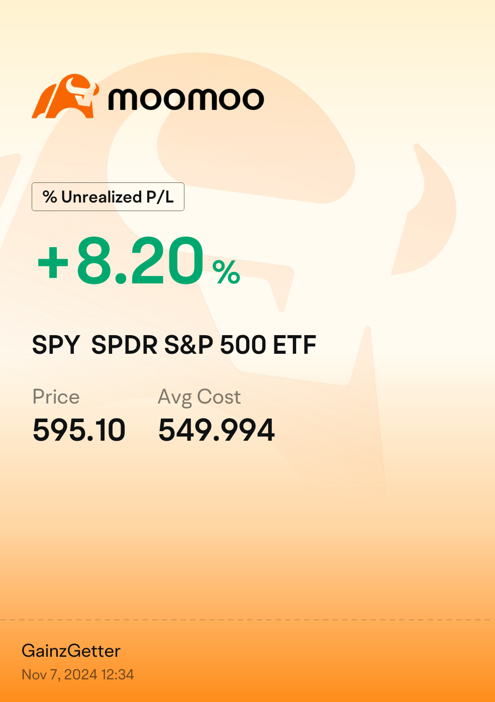 $SPDR S&P 500 ETF (SPY.US)$ 利益を得るなら、同じことをすることをお勧めします。さもなければ、全セクターが明日赤くなるのを見るだけです。